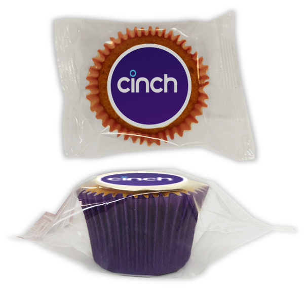 Logo branded cupcakes